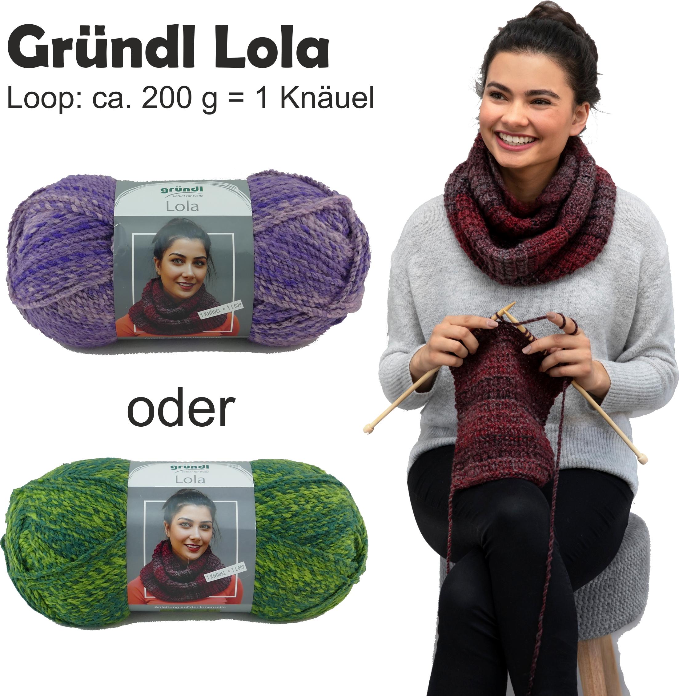 Lola Loop lila oder grün 200g